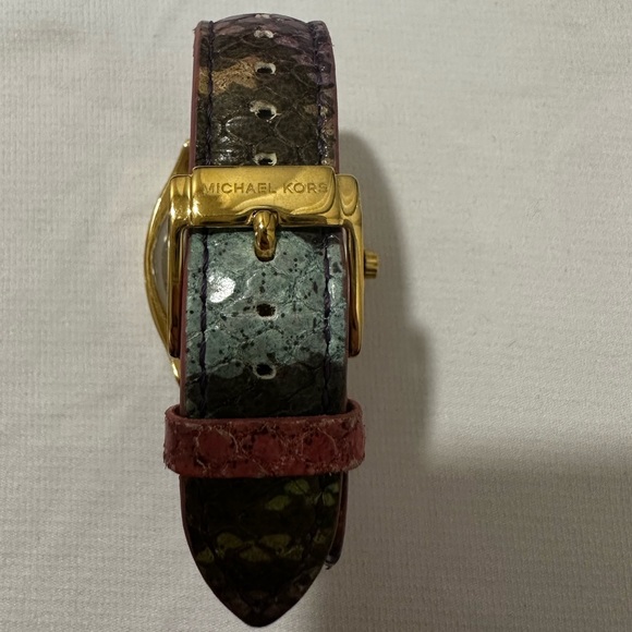 Michael Kors Pink Snake Skin Watch main image 3